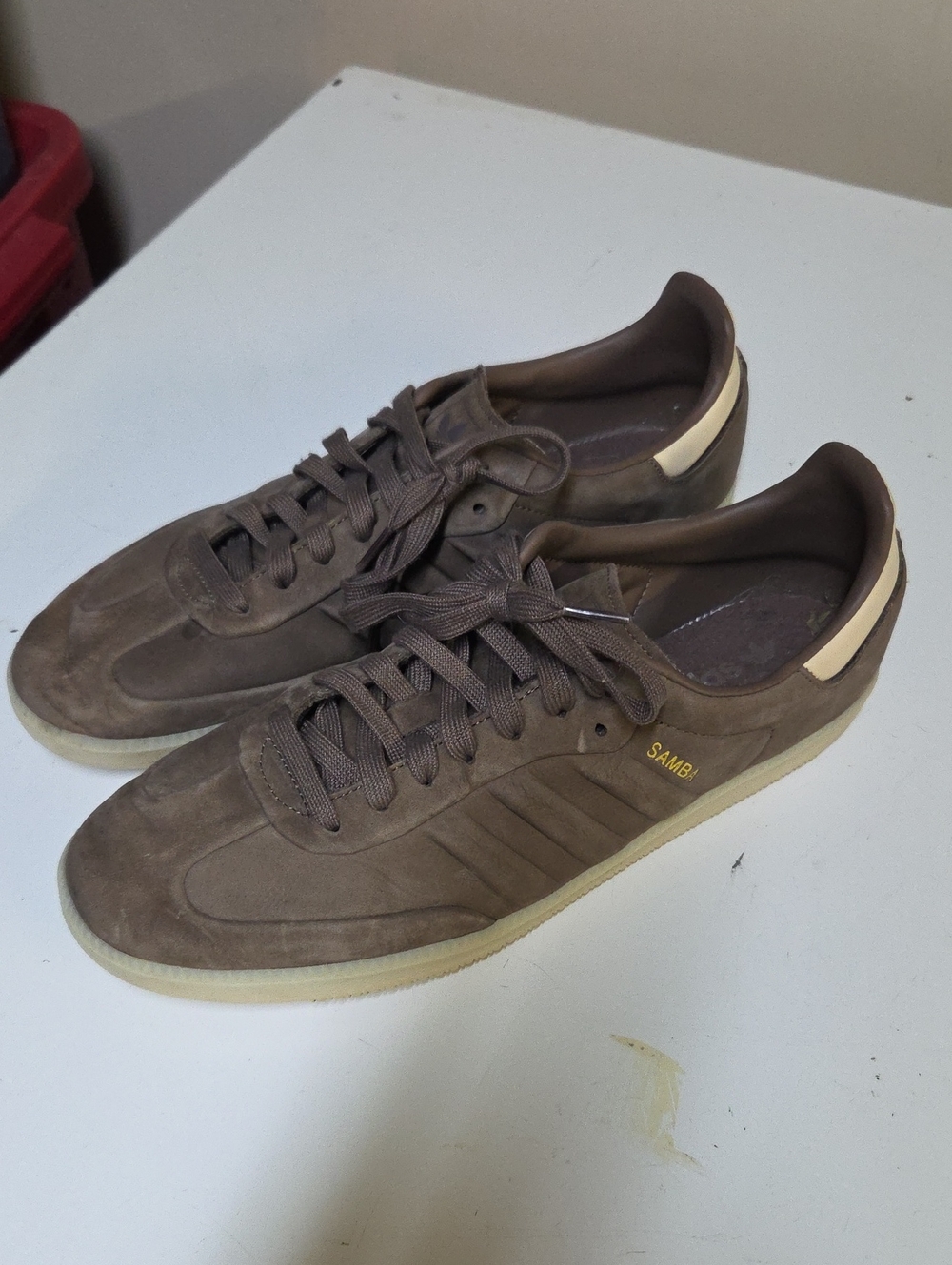 adidas Samba Brown Suede Men's Sneakers Sz 12